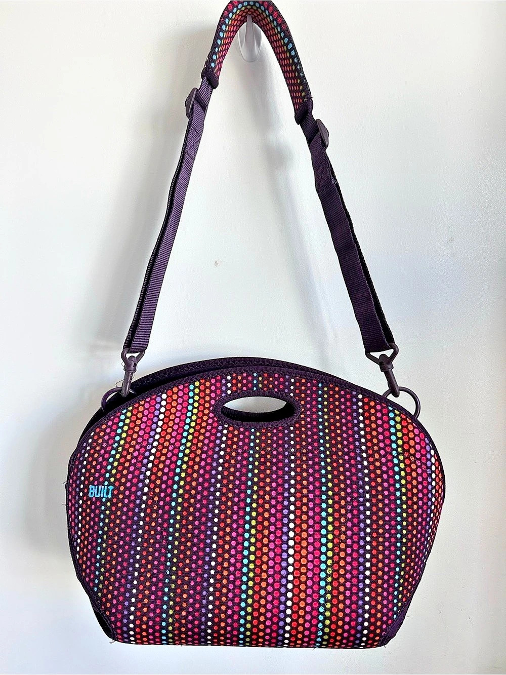 BUILT NY Multicolor Large Shoulder/Camera Bag